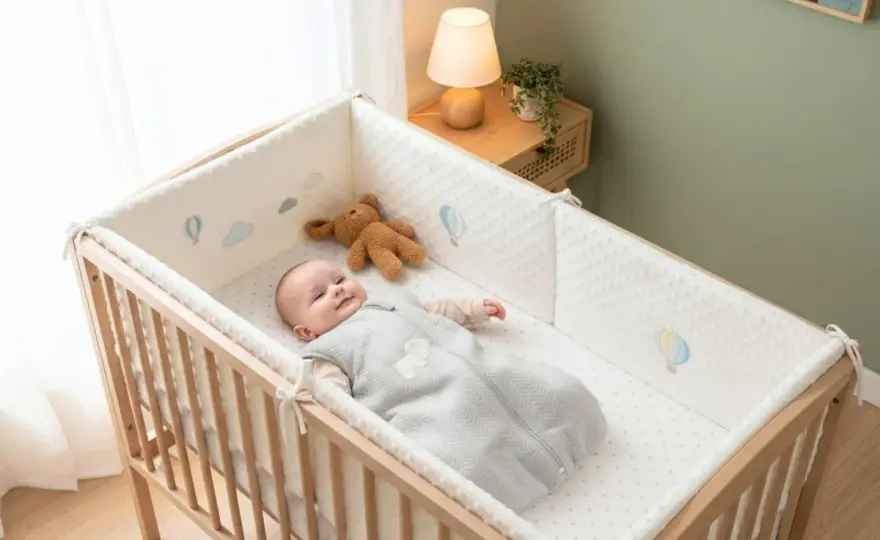 Tour de lit bébé - Pourquoi l'éviter et nos alternatives sûres