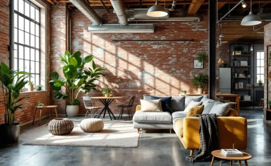 Industriel et naturel - Créez un intérieur équilibré