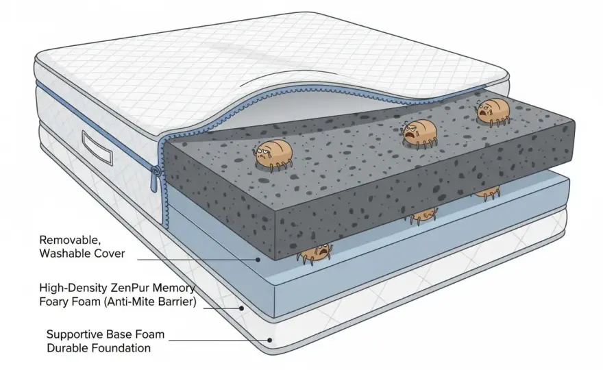 Allergie au matelas - Les vraies solutions pour mieux dormir